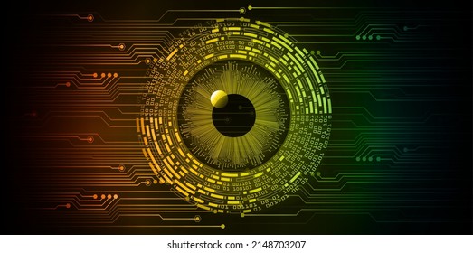 Blick-Cyberkreis-Zukunftskonzept-Hintergrund