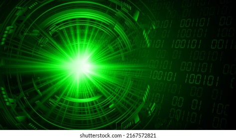 eye cyber circuit future technology concept background