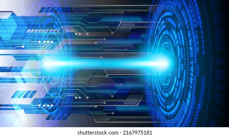 fondo de concepto de tecnología futura de circuito de los ojos