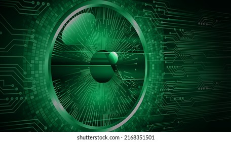 fondo de concepto de tecnología futura de circuito de los ojos