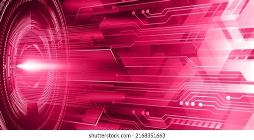 eye cyber circuit future technology concept background