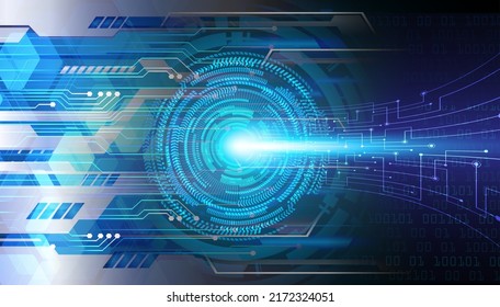 Blick-Cyberkreis-Zukunftskonzept-Hintergrund