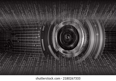 Blick-Cyberkreis-Zukunftskonzept-Hintergrund