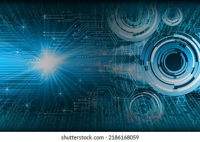 fondo de concepto de tecnología futura de circuito de los ojos