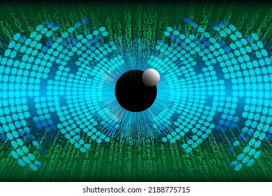 Blick-Cyberkreis-Zukunftskonzept-Hintergrund