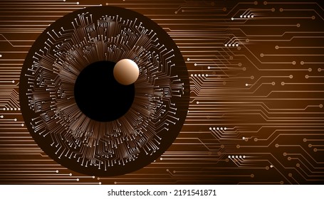 Blick-Cyberkreis-Zukunftskonzept-Hintergrund