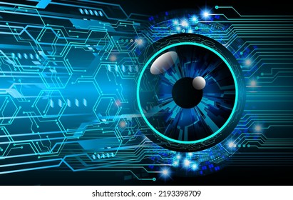 Blick-Cyberkreis-Zukunftskonzept-Hintergrund