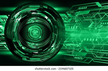 Blick-Cyberkreis-Zukunftskonzept-Hintergrund