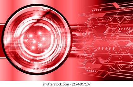 eye cyber circuit future technology concept background