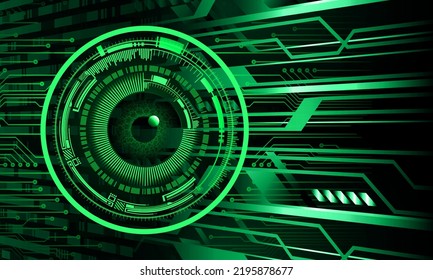 Blick-Cyberkreis-Zukunftskonzept-Hintergrund