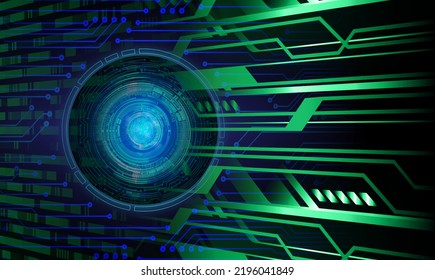 Blick-Cyberkreis-Zukunftskonzept-Hintergrund