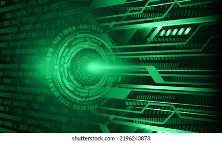 eye cyber circuit future technology concept background