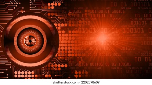 Blick-Cyberkreis-Zukunftskonzept-Hintergrund