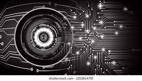 Blick-Cyberkreis-Zukunftskonzept-Hintergrund