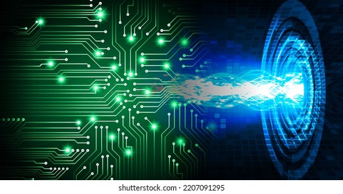 eye cyber circuit future technology concept background