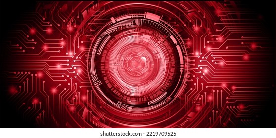 eye cyber circuit future technology concept background