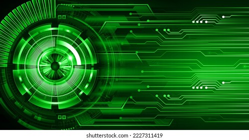 fondo de concepto de tecnología futura de circuito de los ojos