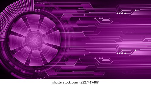 eye cyber circuit future technology concept background