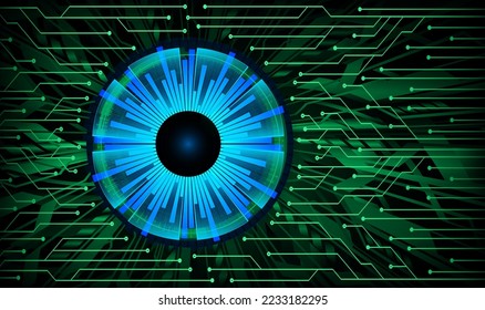 Blick-Cyberkreis-Zukunftskonzept-Hintergrund