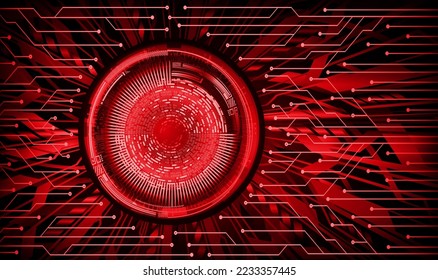fondo de concepto de tecnología futura de circuito de los ojos