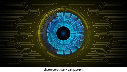 Blick-Cyberkreis-Zukunftskonzept-Hintergrund