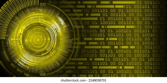 eye cyber circuit future technology concept background
