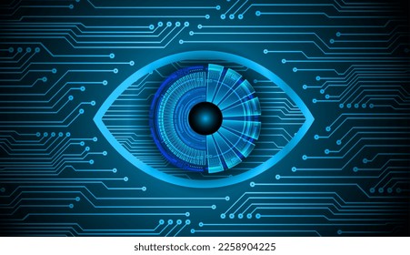 Blick-Cyberkreis-Zukunftskonzept-Hintergrund