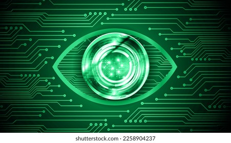 Blick-Cyberkreis-Zukunftskonzept-Hintergrund