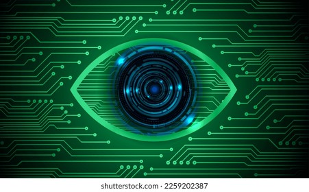 Blick-Cyberkreis-Zukunftskonzept-Hintergrund