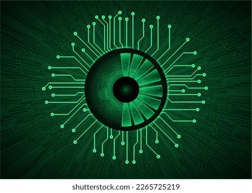 Blick-Cyberkreis-Zukunftskonzept-Hintergrund