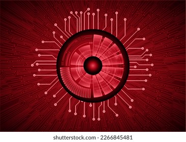 fondo de concepto de tecnología futura de circuito de los ojos