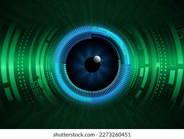 Blick-Cyberkreis-Zukunftskonzept-Hintergrund