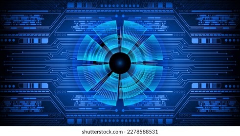 Blick-Cyberkreis-Zukunftskonzept-Hintergrund