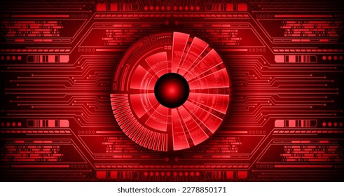 eye cyber circuit future technology concept background