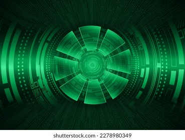 Blick-Cyberkreis-Zukunftskonzept-Hintergrund