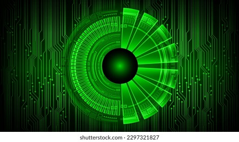 Blick-Cyberkreis-Zukunftskonzept-Hintergrund