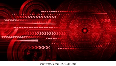 Blick-Cyberkreis-Zukunftskonzept-Hintergrund