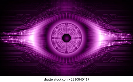 Blick-Cyberkreis-Zukunftskonzept-Hintergrund