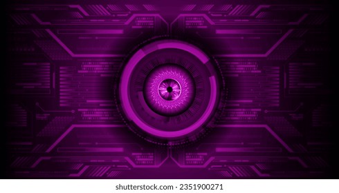 Blick-Cyberkreis-Zukunftskonzept-Hintergrund