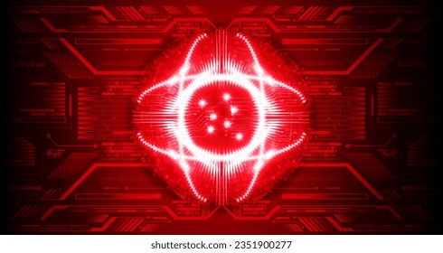 eye cyber circuit future technology concept background