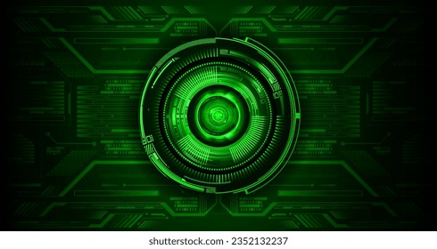 Blick-Cyberkreis-Zukunftskonzept-Hintergrund