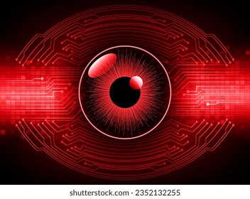 Blick-Cyberkreis-Zukunftskonzept-Hintergrund