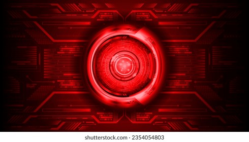 eye cyber circuit future technology concept background