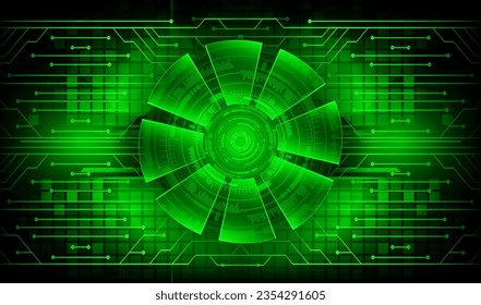 fondo de concepto de tecnología futura de circuito de los ojos