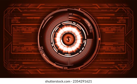 Blick-Cyberkreis-Zukunftskonzept-Hintergrund