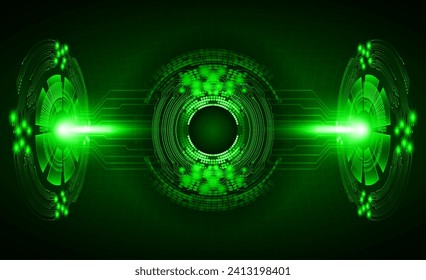 eye cyber circuit future technology concept background
