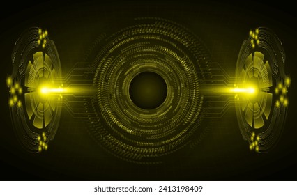 Blick-Cyberkreis-Zukunftskonzept-Hintergrund