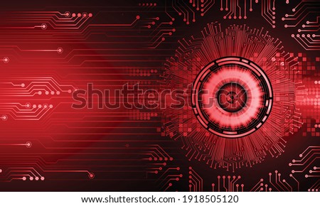 eye cyber circuit future technology concept background