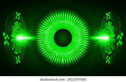 eye digital future technology concept background