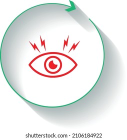 Eye Discomfort Causes Treatment Recovery Icon